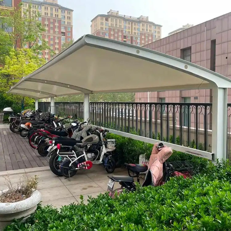 临西县膜结构电动车棚